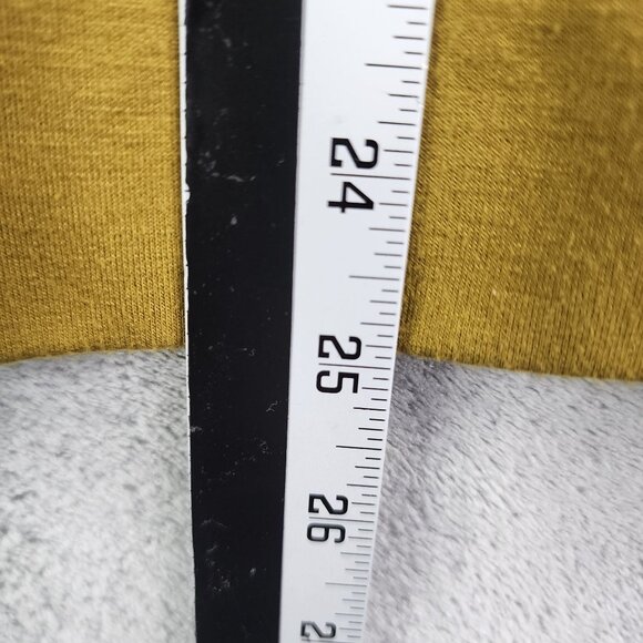 Womens Yellow Lou & Grey Signature Soft Henley Sweatshirt Button Up Size M - Picture 9 of 10